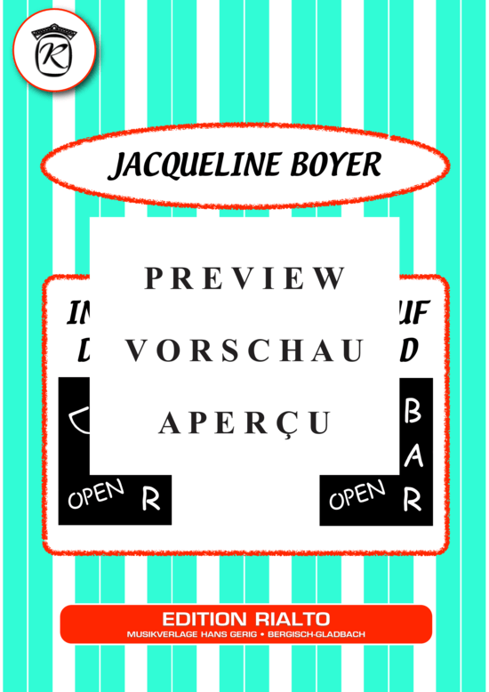 gallery: In der kleinen Bar auf dem Grand Boulevard , Boyer, Jacqueline, (Klavier + Gesang)