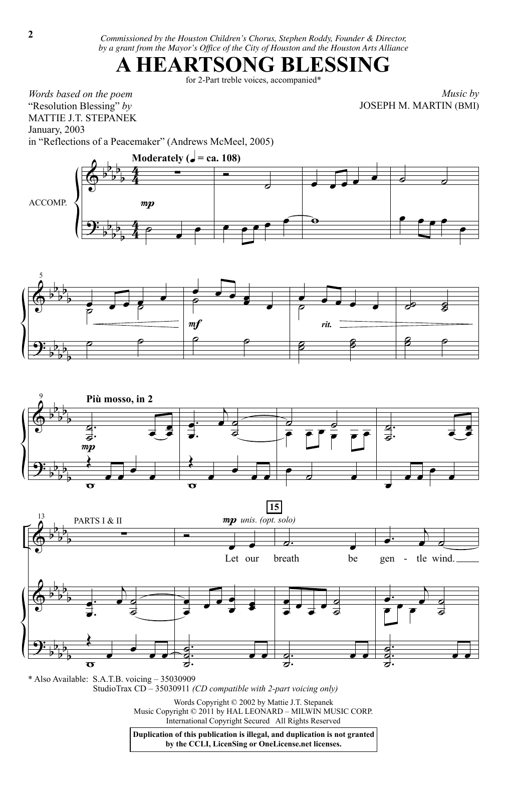 Product picture to: A Heartsong Blessing