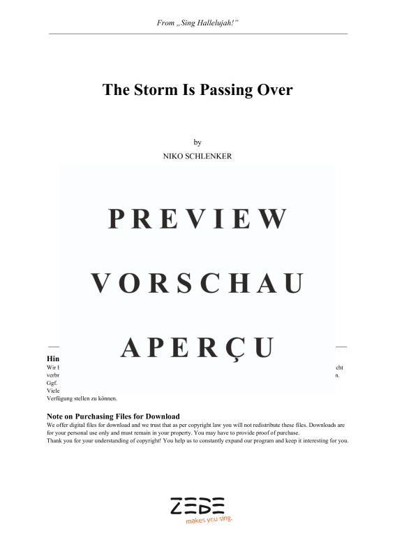 Product gallery: Page 2 of 6 The Storm Is Passing Over, , Mixed Choir