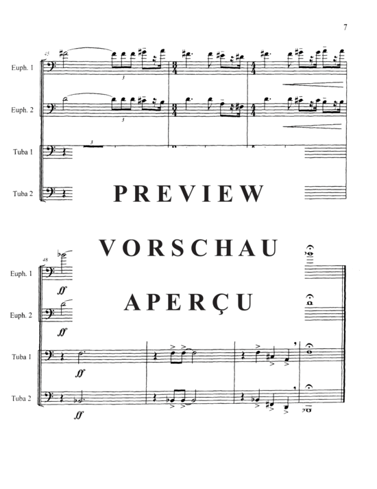 Product gallery: Page 9 of 13 Prelude , , (Tuba Quartett EETT)