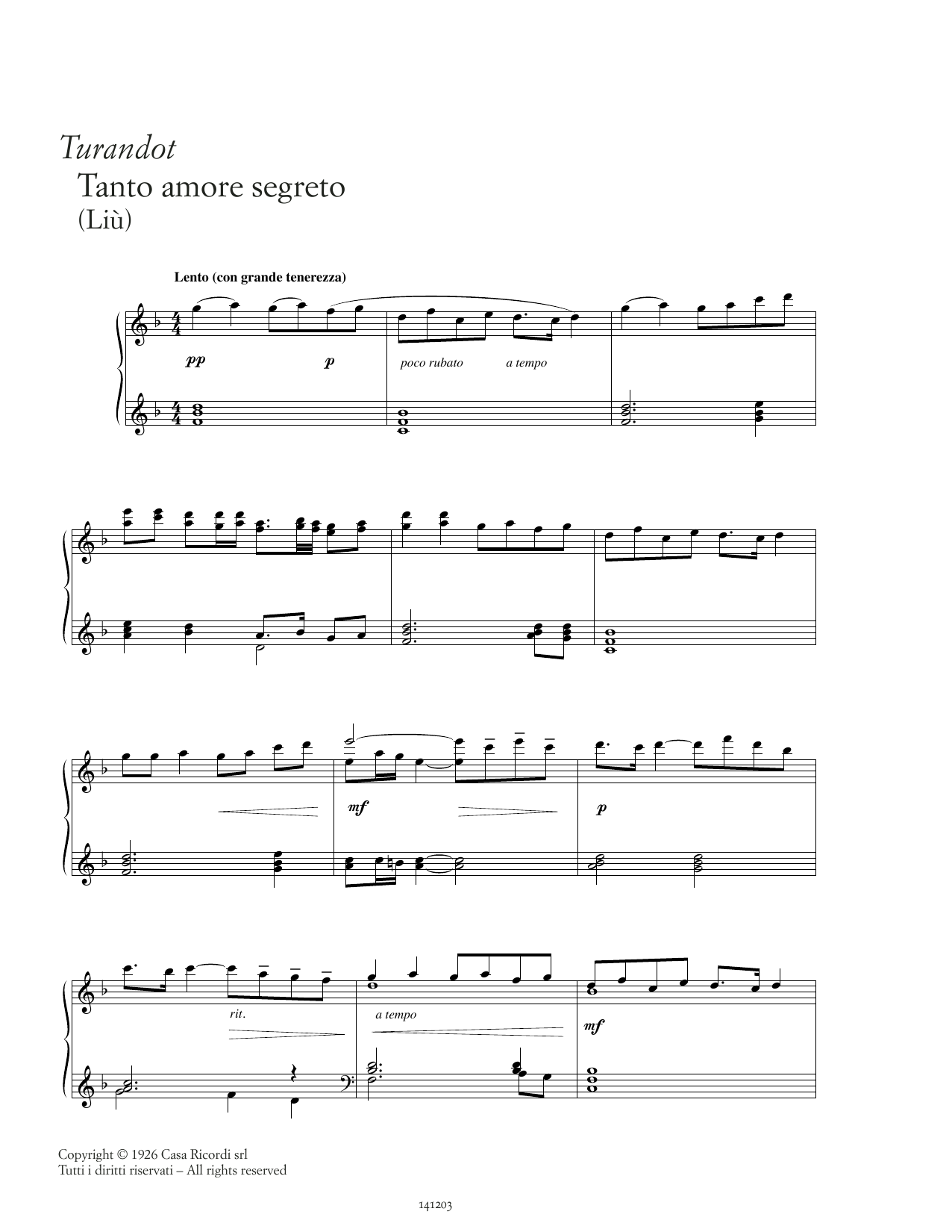 Product picture to: Tanto amore segreto