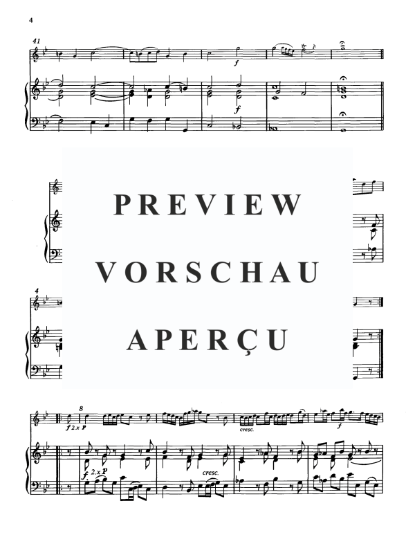 Produktgalerie: Seite 7 von 11 Sonate IV in C-Moll, , Horn in F und Klavier