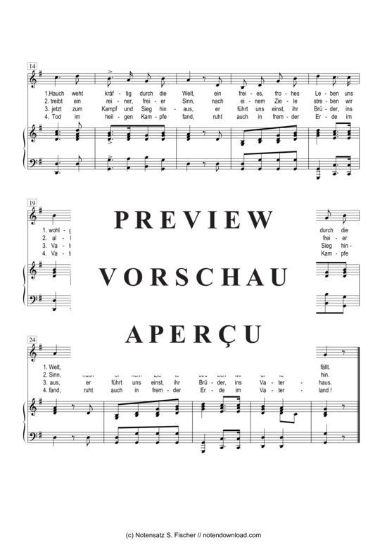 Product gallery: Page 3 of 3 Gesang ausziehender Krieger , , Piano and Voice