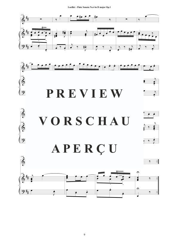 Product gallery: Page 10 of 11 Flute Sonata No.4 in D major Op.1, , Two Flutes and Harpsichord