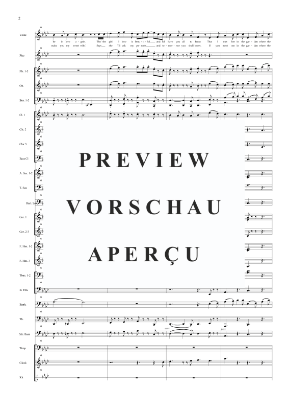 Product gallery: Page 5 of 11 The Garden where the Praties grow, , Solo Vocal and Concert Band