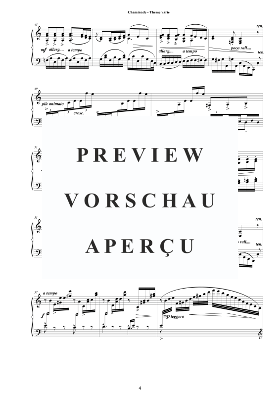 Produktgalerie: Seite 5 von 8 Thème varié - Op.89, , Klavier Solo