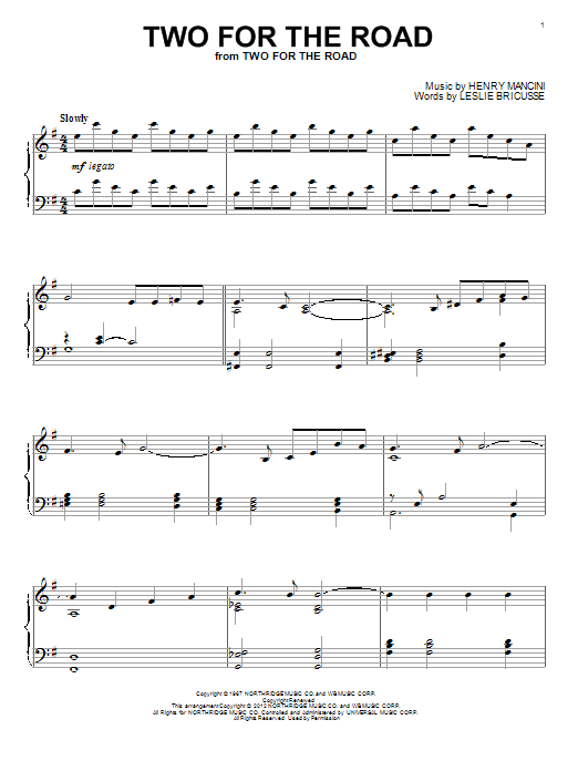 Product gallery: Page 1 of 1 Two For The Road, Henry Mancini