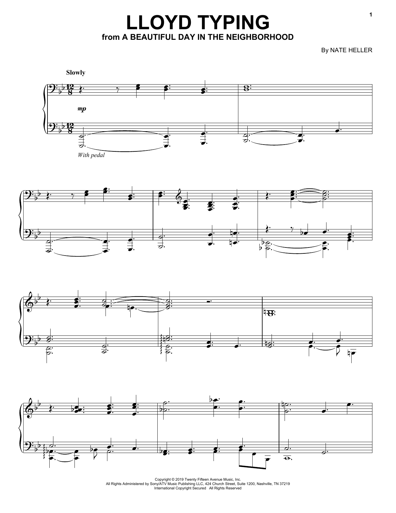 Product gallery: Page 1 of 1 Lloyd Typing (from A Beautiful Day in the Neighborhood), Nate Heller