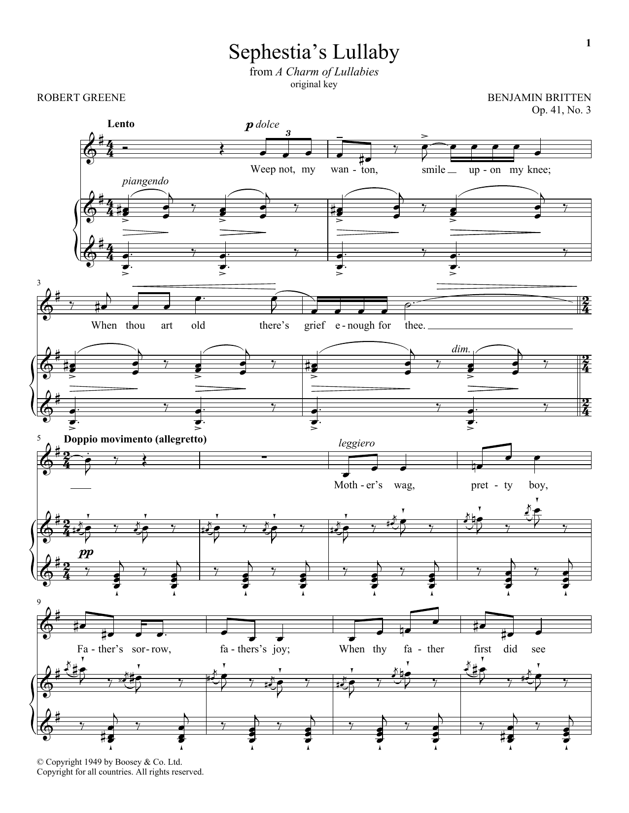 Produktbild zu: Sephestia's Lullaby