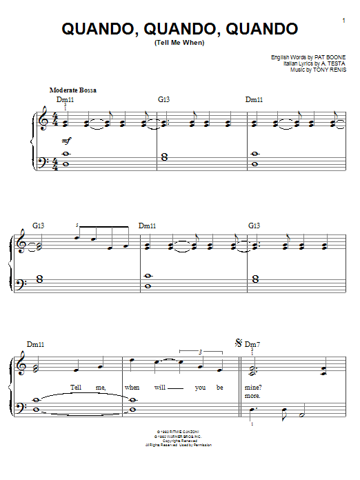 Produktbild zu: Quando, Quando, Quando (Tell Me When)