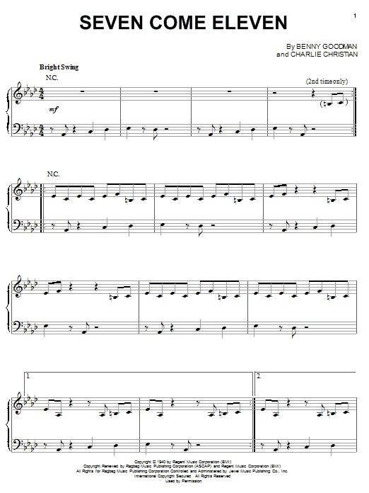 Product gallery: Page 1 of 1 Seven Come Eleven, Benny Goodman