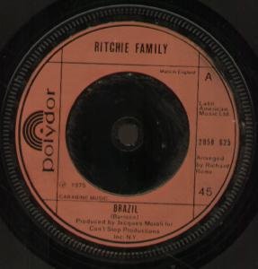 cover: Brazil, The Ritchie Family, Gitarre