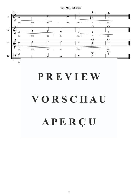 Product gallery: Page 3 of 7 Salve Mater Salvatoris, , Mixed Chorus