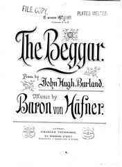 cover: The Beggar, Baron von Häfner, Gesang, Klavier