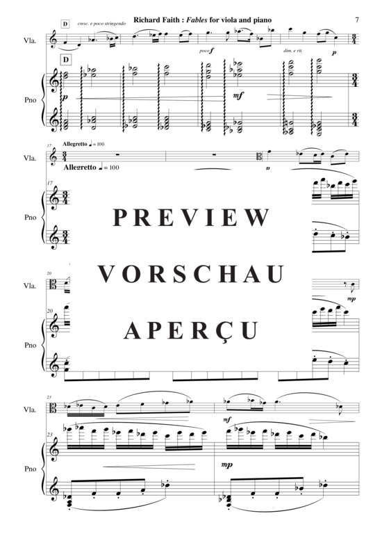 Product gallery: Page 8 of 21 Fables , , (viola + piano)