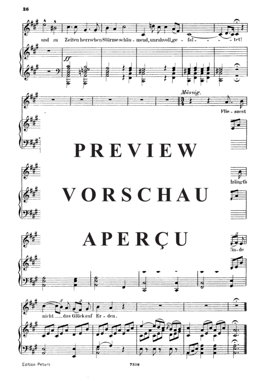 Product gallery: Page 3 of 3 Am Strome D.539, , Medium Voice and Piano