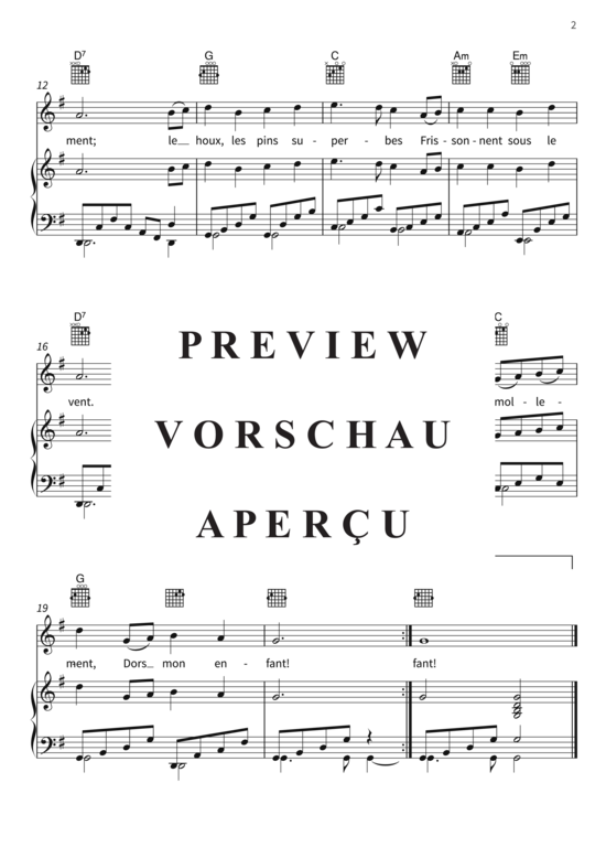 Produktgalerie: Seite 5 von 6 La lune vers en gerbes, , (Gesang + Klavier, Gitarre)