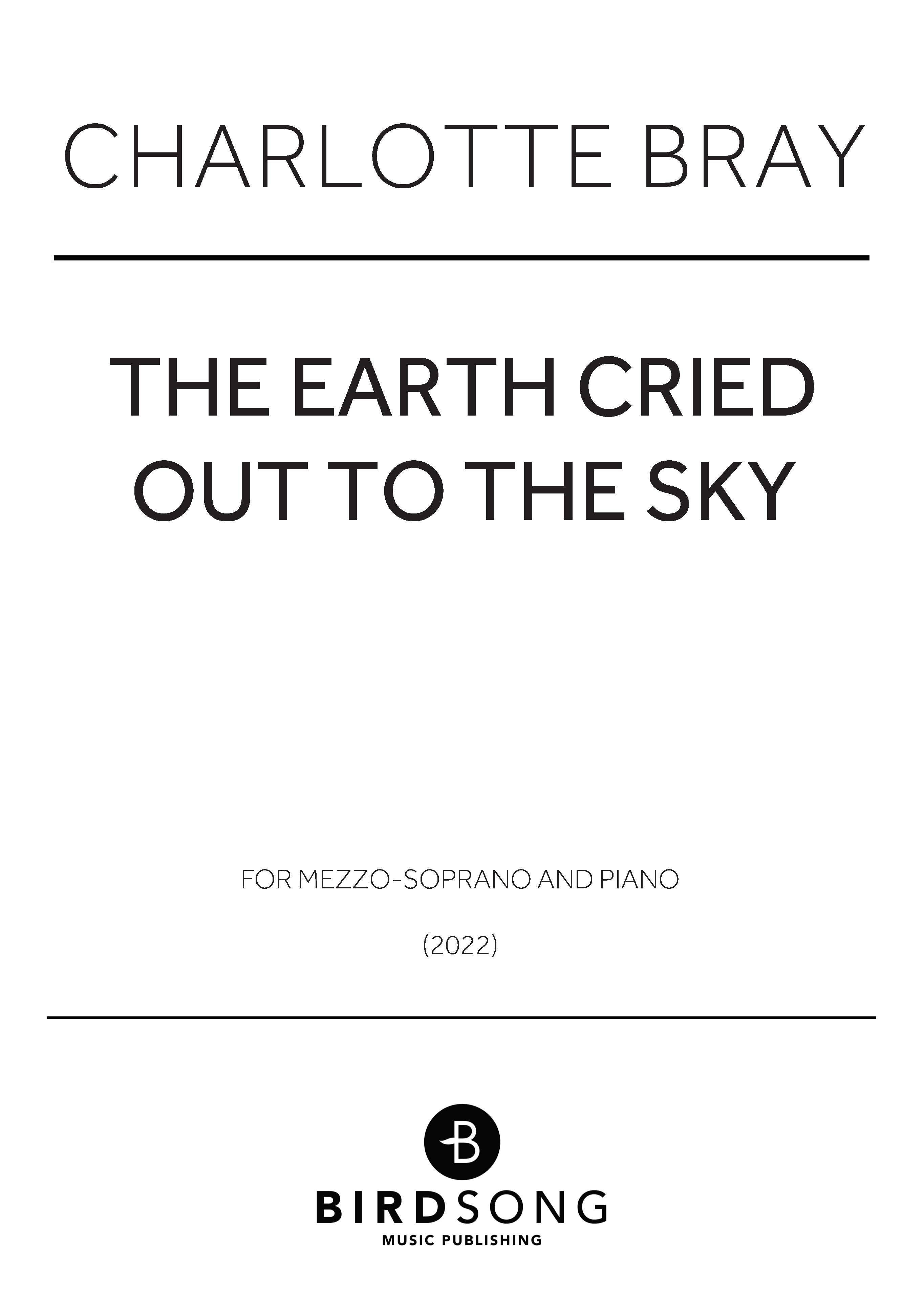 Produktbild zu: The Earth Cried Out to the Sky