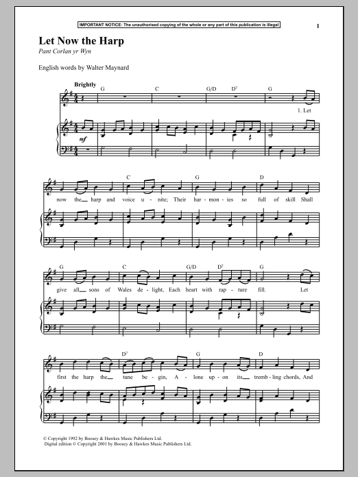 Product gallery: Page 1 of 1 Let Now The Harp, Anonymous