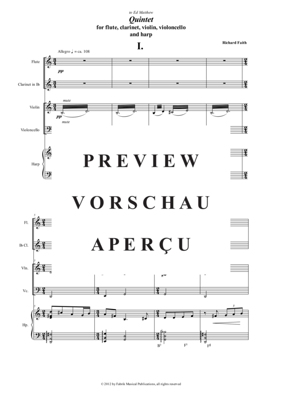 gallery: Quintet , , (Flöte, Klarinette, Violine, Cello, Harfe)