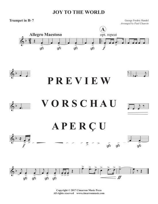 Product gallery: Page 11 of 13 Joy to the World , , (Trumpet ensemble 1-9 trumpets)