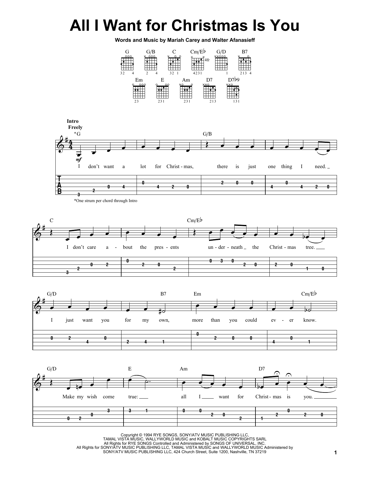 Product picture to:  All I Want For Christmas Is You - Mariah Carey