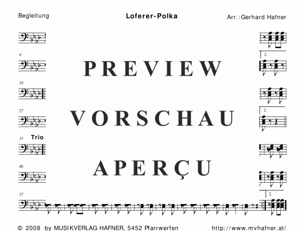 Product gallery: Page 6 of 11 Loferer-Polka, , (woodwind and brass)
