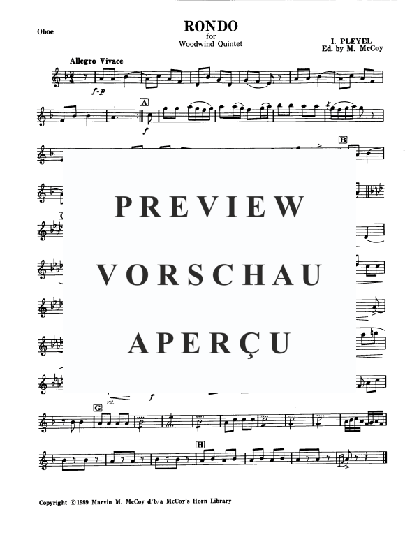 Product gallery: Page 4 of 7 Rondo, , Wind Quintet
