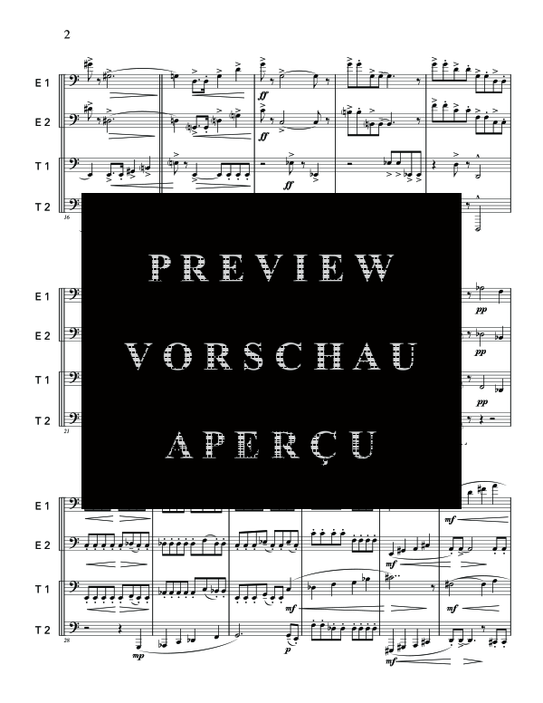 Product gallery: Page 6 of 11 Tuba Quartet, Op. 59, , (Tuba Quartett EETT)