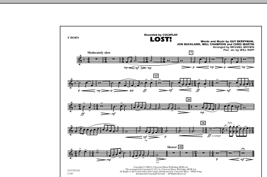 Product picture to: Lost! - F Horn