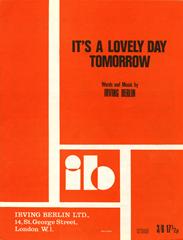 cover: It's A Lovely Day Tomorrow, Irving Berlin