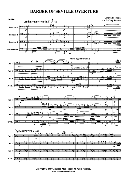 Product picture to: Der Barbier von Sevilla Ouvertüre Gioachino Rossini