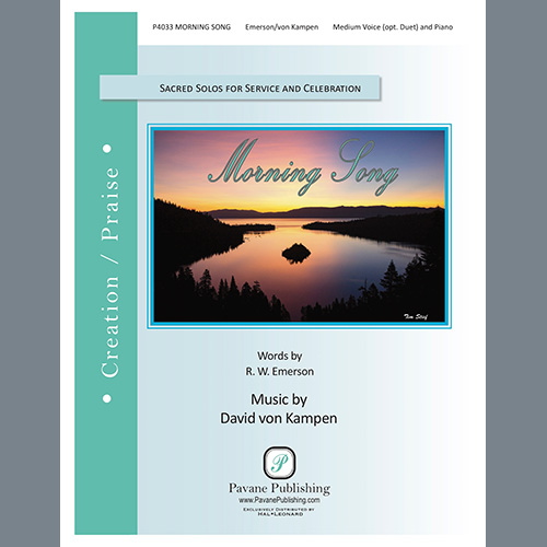 cover: Morning Song, David Von Kampen, Gesang, Klavier
