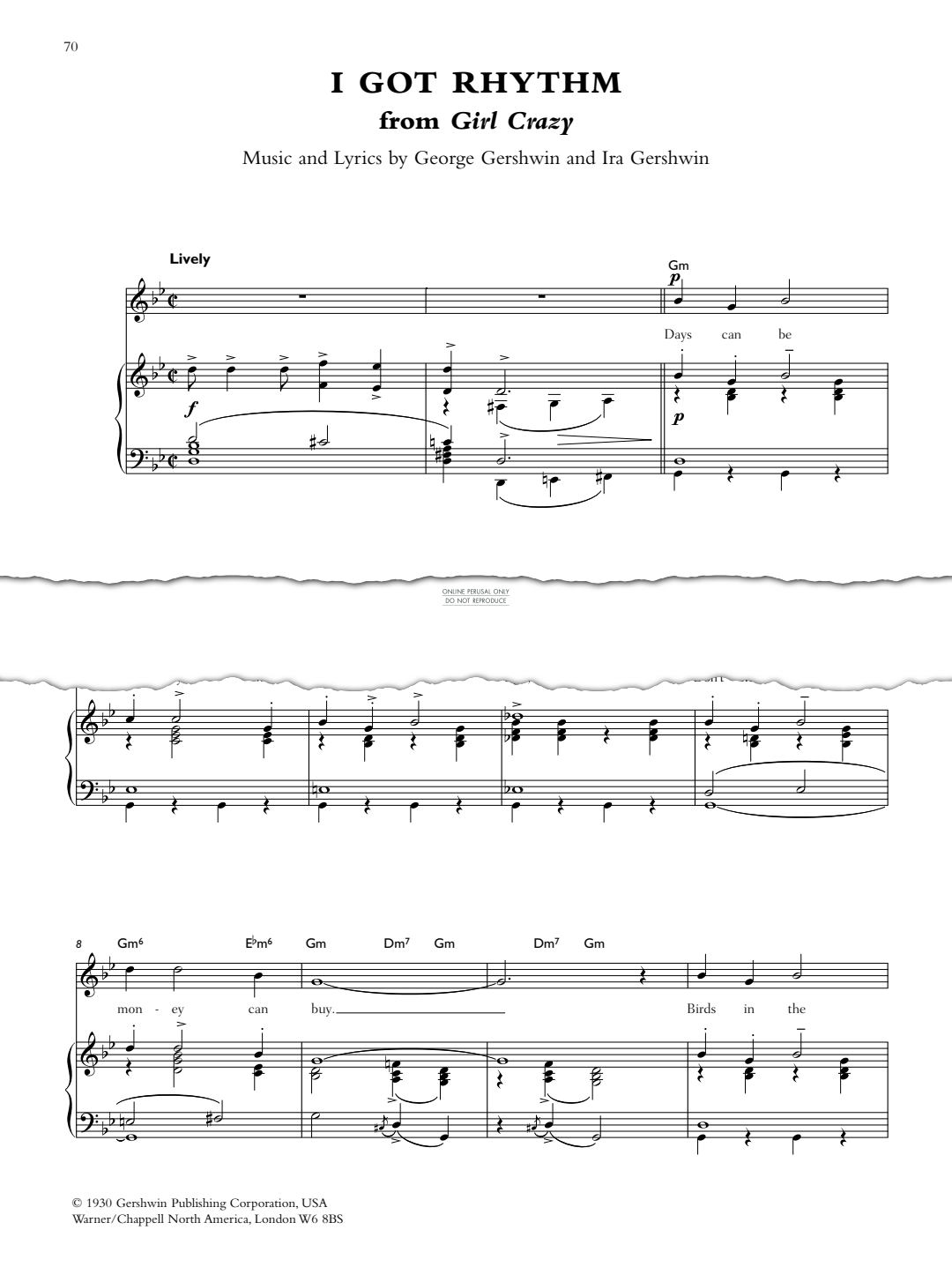 gallery: I Got Rhythm, George Gershwin, Gesang, Gitarre, Klavier
