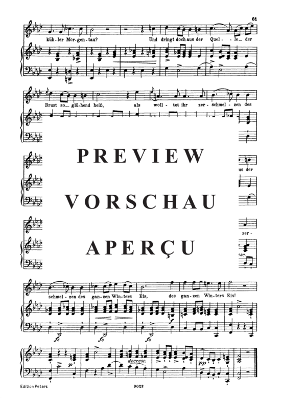 gallery: Gefrorne Tränen D.911-3 (Winterreise) , ,  (Gesang hoch + Klavier)