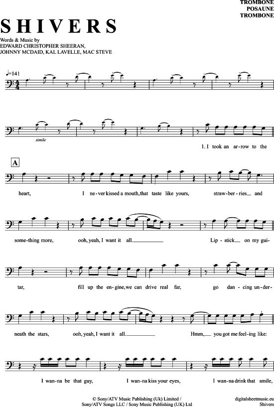 Product picture to: Shivers Ed Sheeran