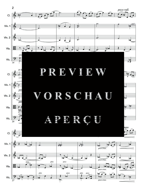 Produktgalerie: Seite 6 von 11 Waltz for Betz, , (Ensemble Klarinette Solo und Streicher Quartett/Quintett)
