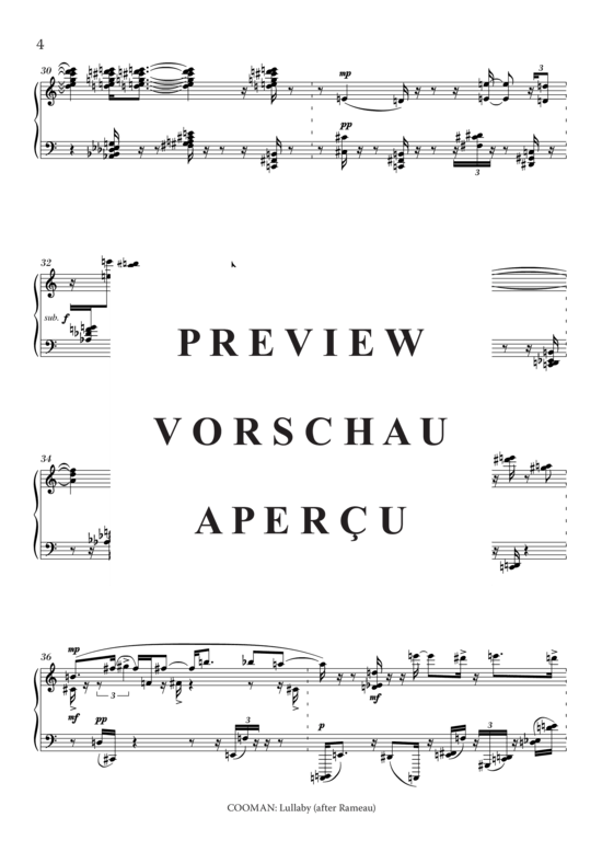 Product gallery: Page 5 of 8 Lullaby (after Rameau) , , Piano Solo