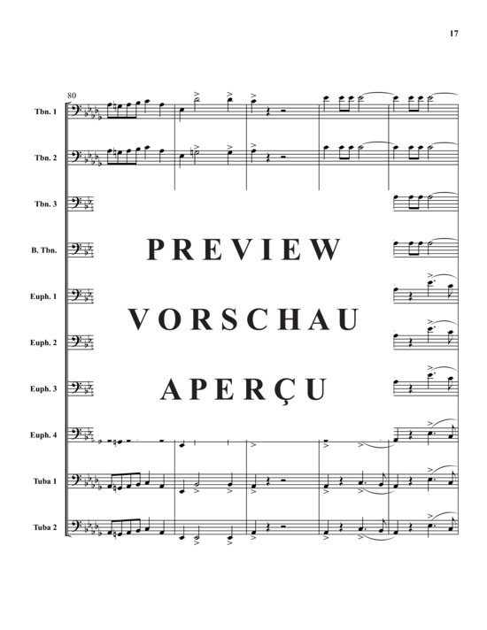 Product gallery: Page 18 of 21 Rolling Thunder , , (4x Posaune, 4x Bariton, 2x Tuba)