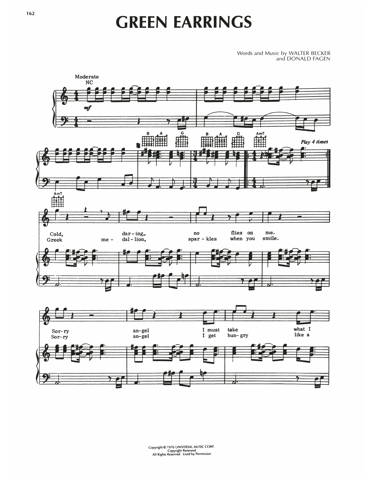 Produktbild zu:  Green Earrings - Steely Dan