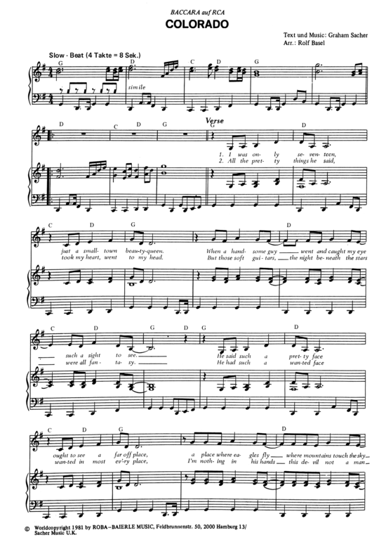 Produktbild zu: Colorado Baccara