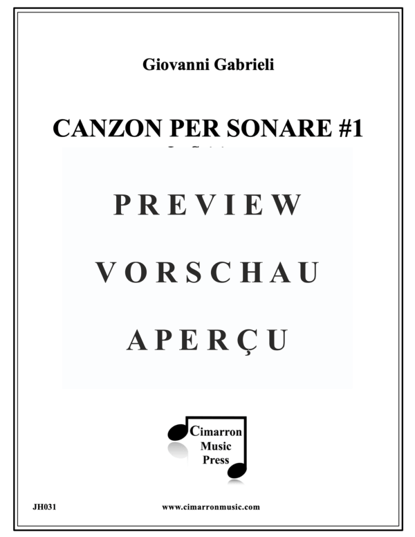 Product gallery: Page 2 of 10 Canzone per Sonare Nr. 1 - La Spiritata, , Trumpet Quartet