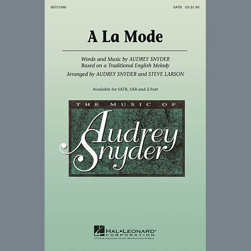 cover: A La Mode, Audrey Snyder, Chor