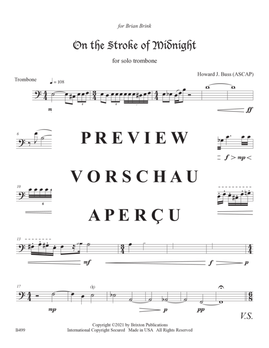 Product gallery: Page 5 of 9 On the Stroke of Midnight , , (Trombone solo)