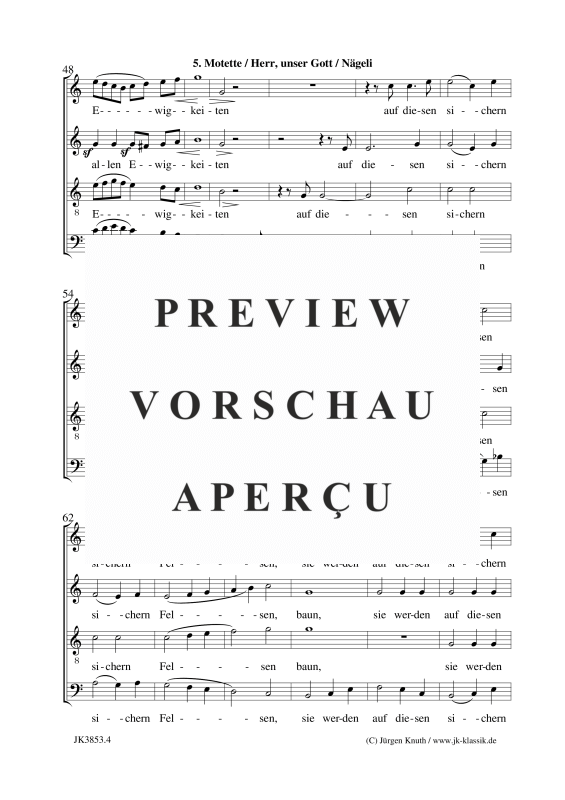gallery: Herr, unser Gott , , (Gemischter Chor)