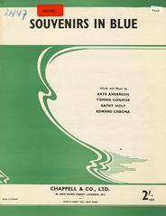 cover: Souvenirs In Blue, Tommie Connor