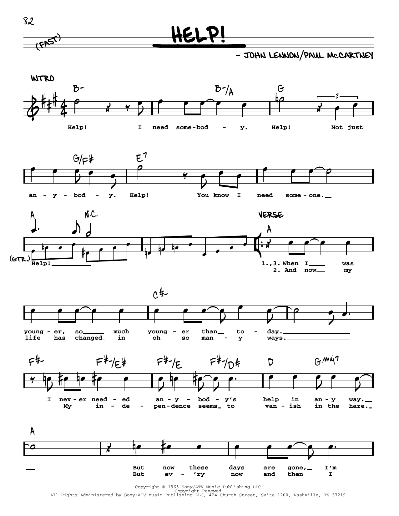 Produktbild zu: Help! [Jazz version]