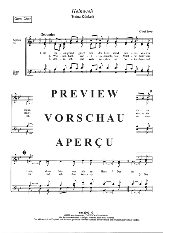 Product gallery: Page 2 of 3 Heimweh , , (mixed choir)