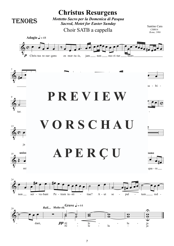 Produktgalerie: Seite 8 von 9 Christus Resurgens - Oster Motette, , Gemischter Chor a capella