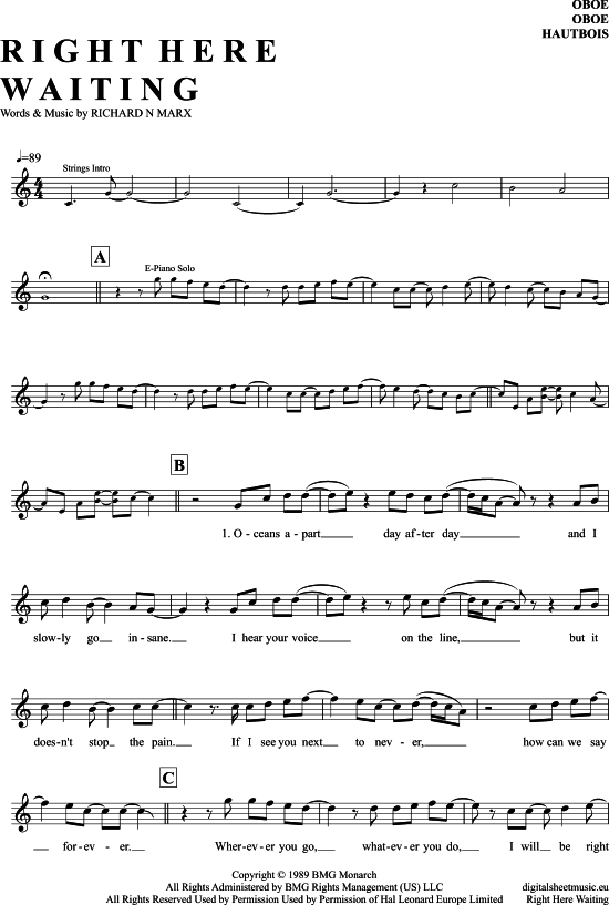 Produktbild zu: Right Here Waiting Richard Marx